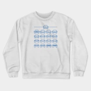 Valiants Through the Years - Mopar Blue Crewneck Sweatshirt